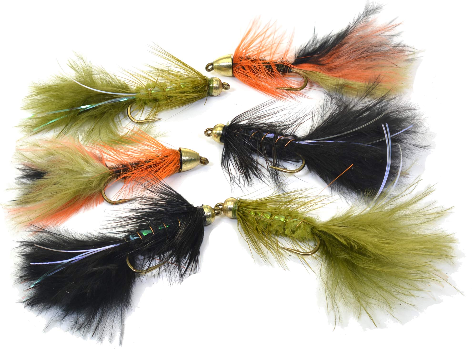Region Fishing Woolly Bugger 6ct with marabou tail delivers lifelike trout action.