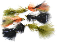 Region Fishing Woolly Bugger 6ct with marabou tail delivers lifelike trout action.