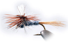 Region Fishing Parachute Adams dry fly on Mustad hooks for precise drift and visibility