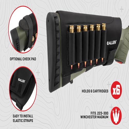 Raised cheek piece for improved shooting comfort