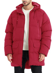 Rejork winter coat hood closeup highlights quilted warmth and wind protection for blustery days.