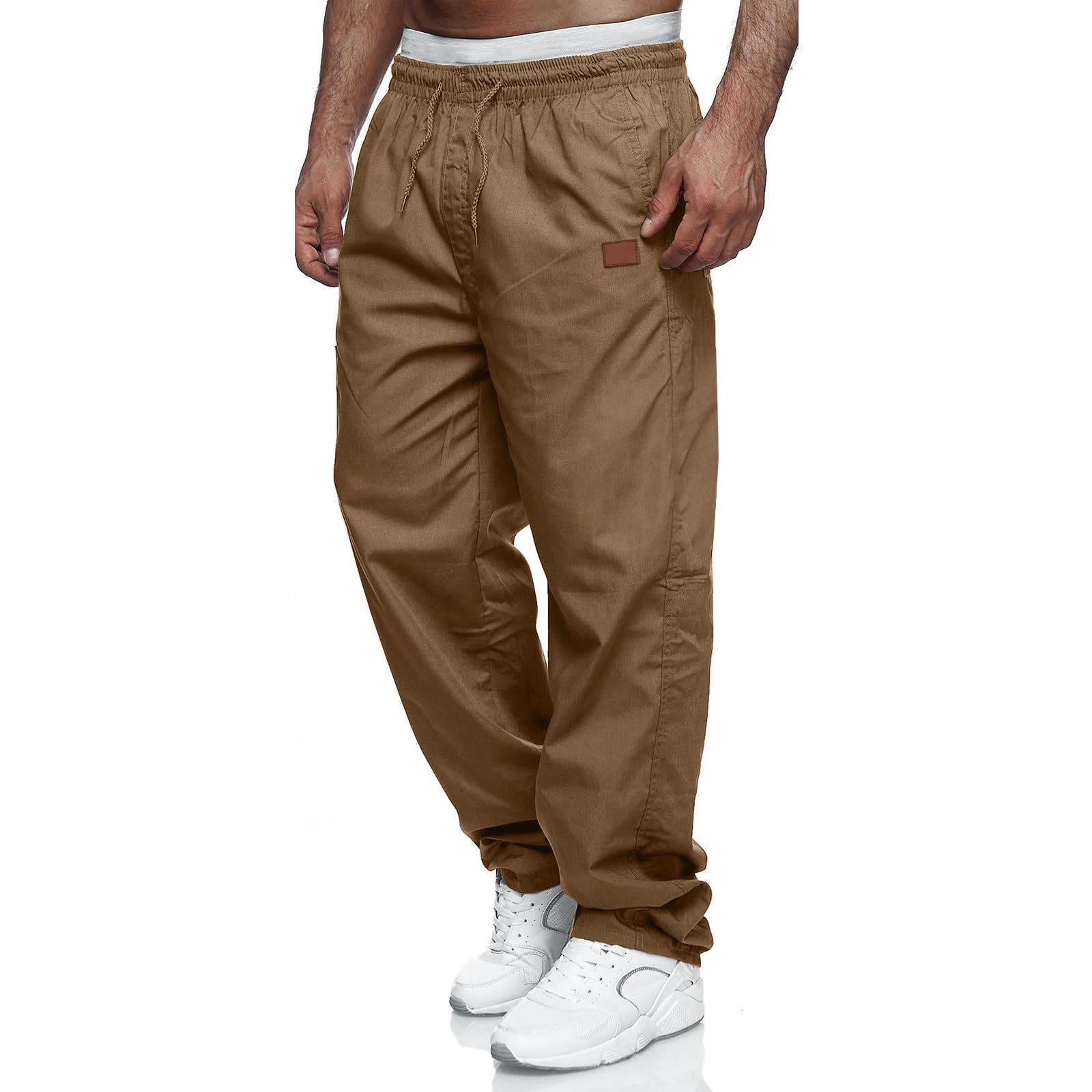 Rela Bota cargo pants front view, versatile everyday wear with multiple pockets.