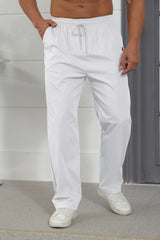 Rela Bota jogger pants feature leather label detail for premium street style.