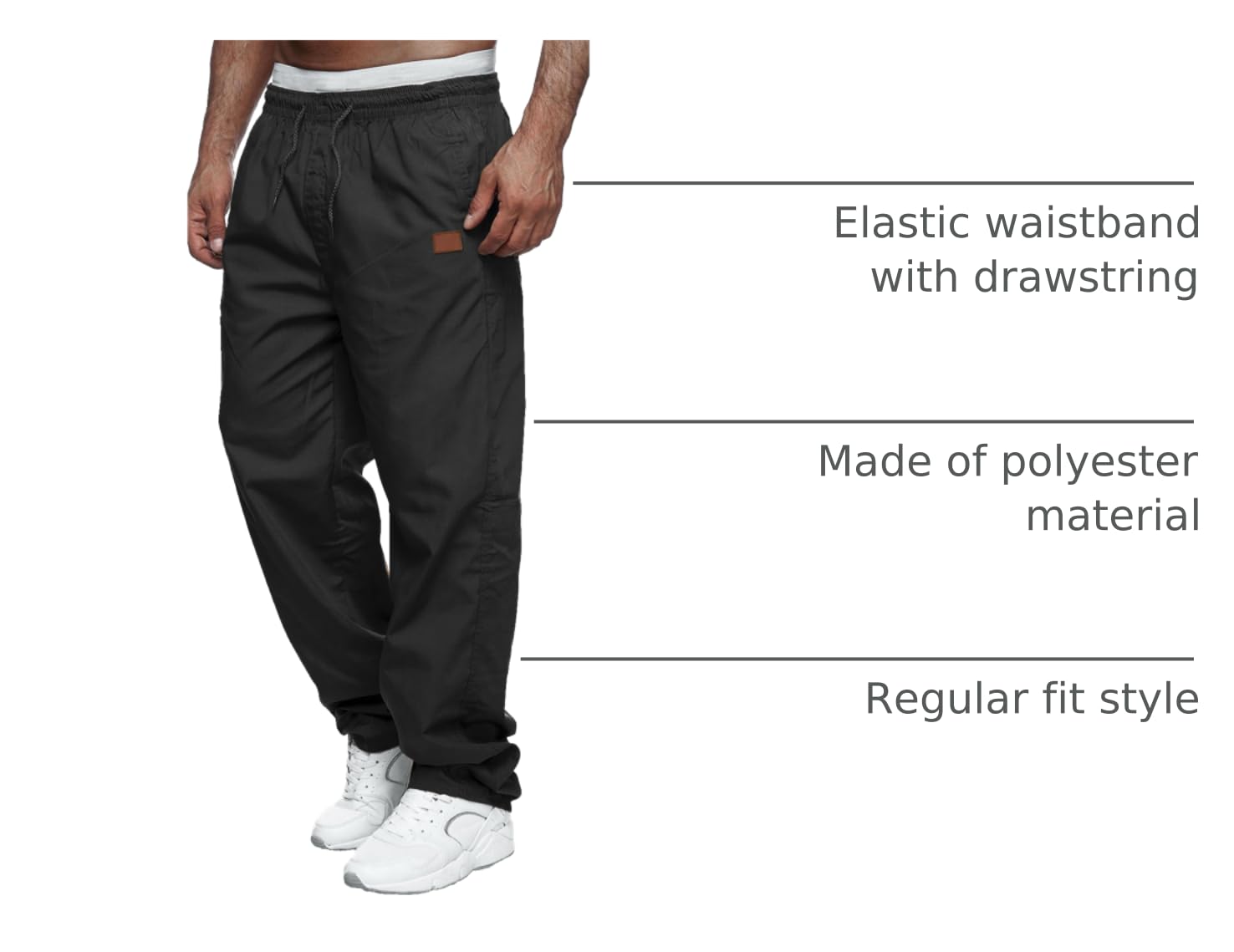 Rela Bota mens relaxed-fit twill pants comfortable everyday durability