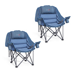 RELAX FIELD 2-pack oversized chair open for relaxed outdoor lounging.