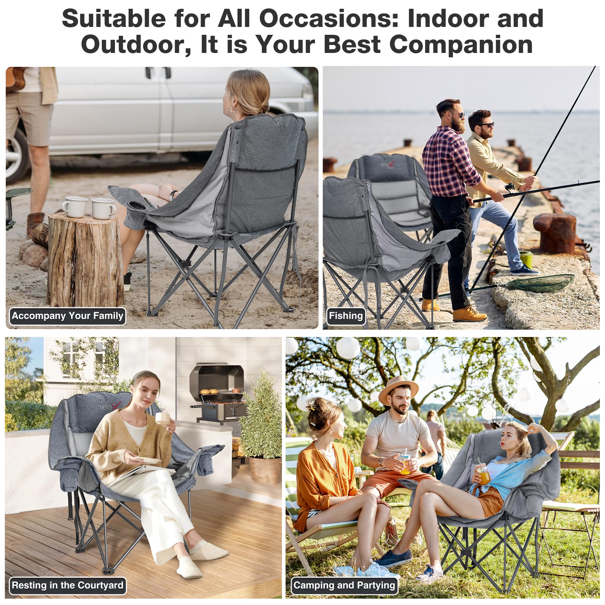 RELAX FIELD corrosion-resistant coated frame withstands outdoor exposure