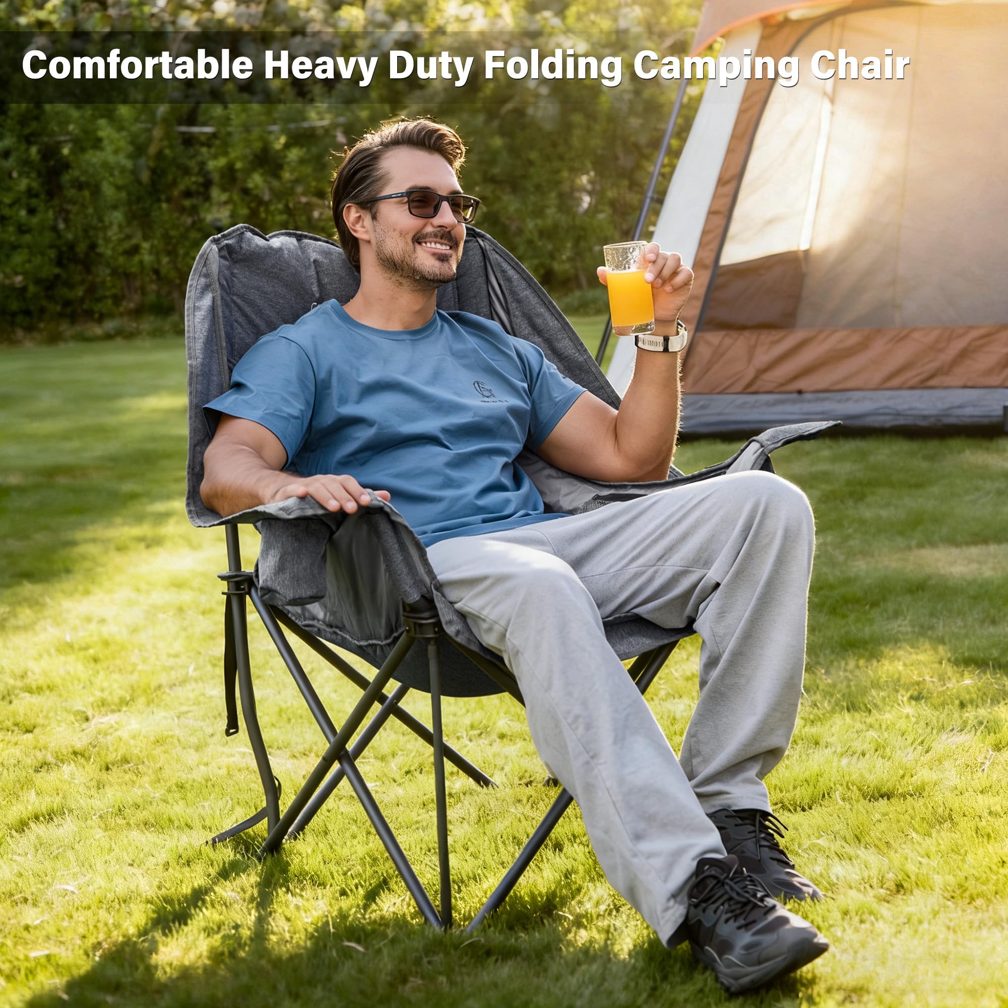 RELAX FIELD versatile seating solution for adults during sports, trips, and more
