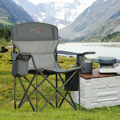 RELAX FIELD oversized chair cup holder adds convenient drinks within reach.