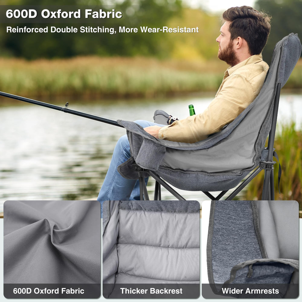 RELAX FIELD portable folding chair for quick setup and easy transport