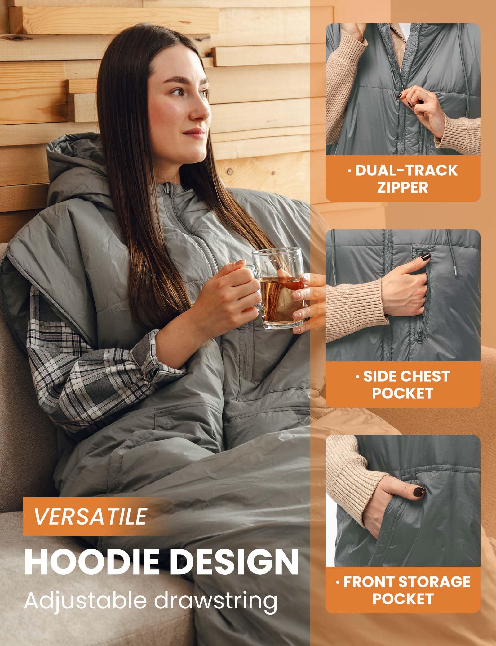 Relexit adjustable drawstring hood: snug fit and personalized warmth in chilly outdoors.