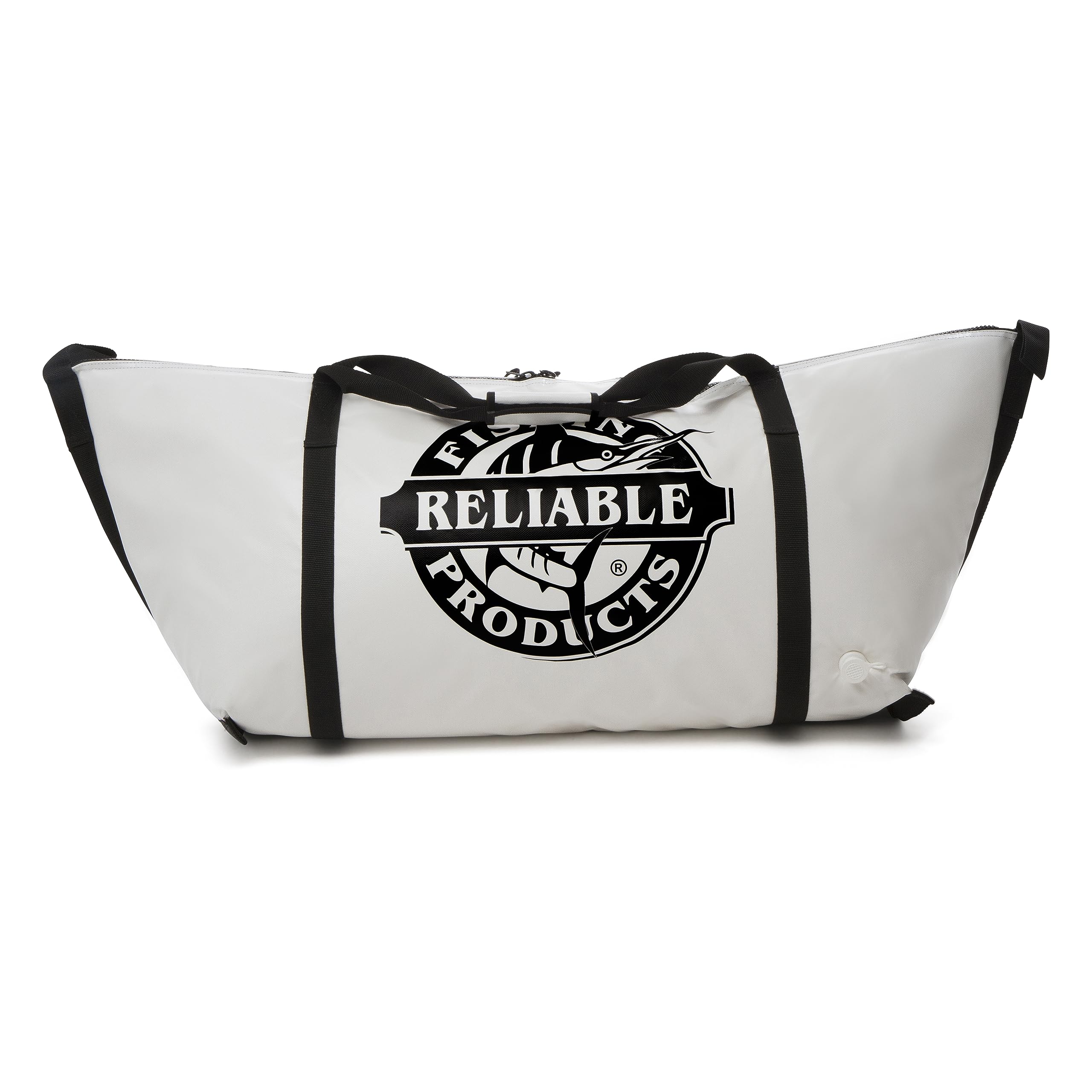 Reliable Fishing Products insulated cooler bag front view for easy transport