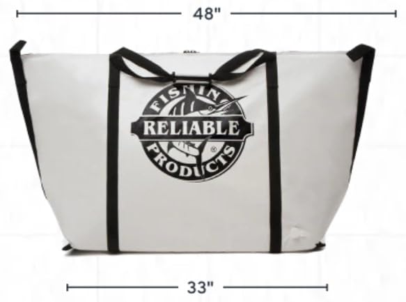 Reliable Fishing Products UV resistant marine vinyl keeps bag durable in sun exposure