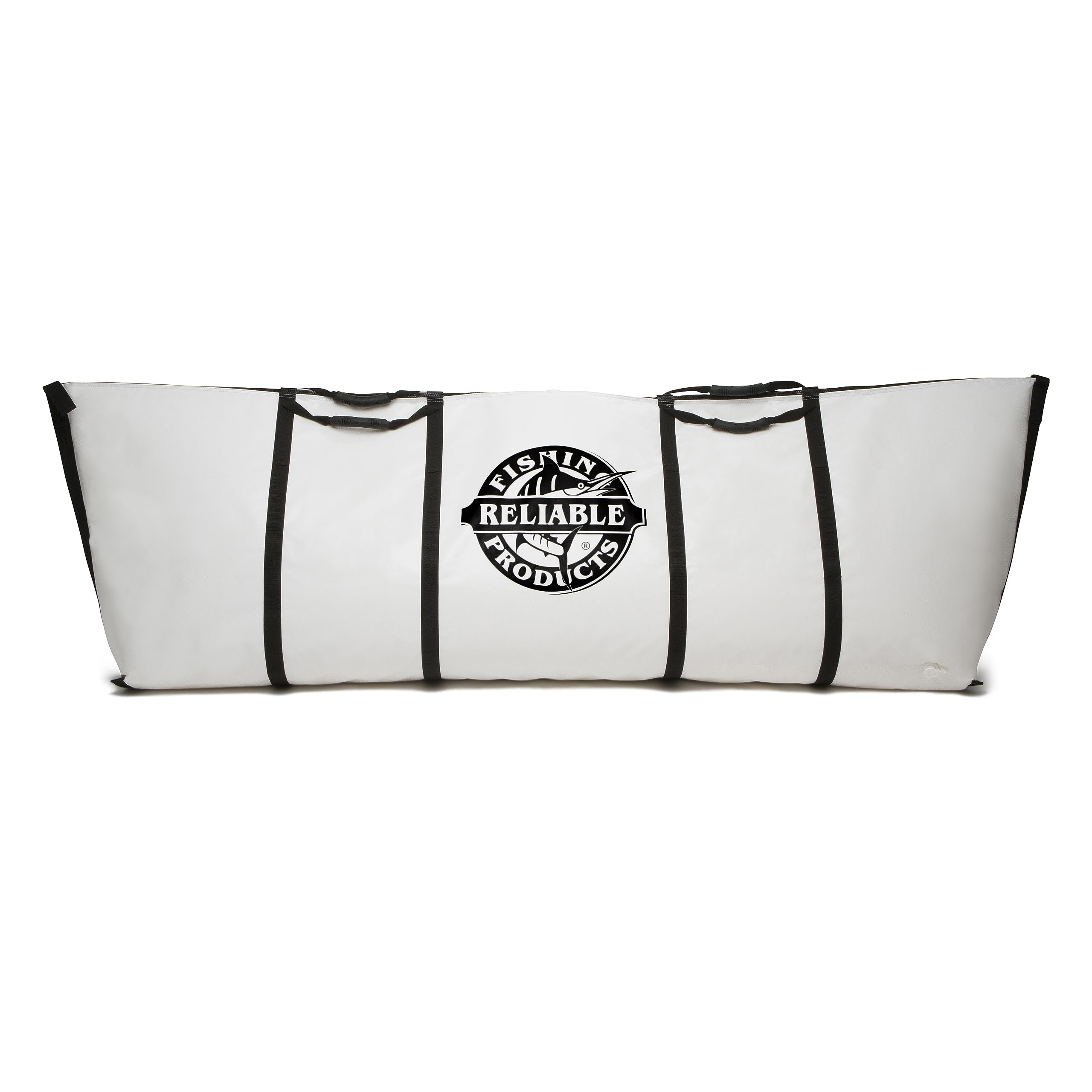 Reliable Fishing Products insulated cooler bag showing 30x90 size for deck use