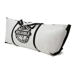 Reliable Fishing Products Kill Bag 20x60 drain plug enables quick cleanup after a day on the water.