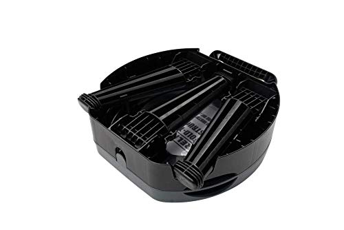 Three-leg locking system on Reliance FOLD-to-GO toilet.