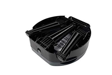 Three-leg locking system on Reliance FOLD-to-GO toilet.