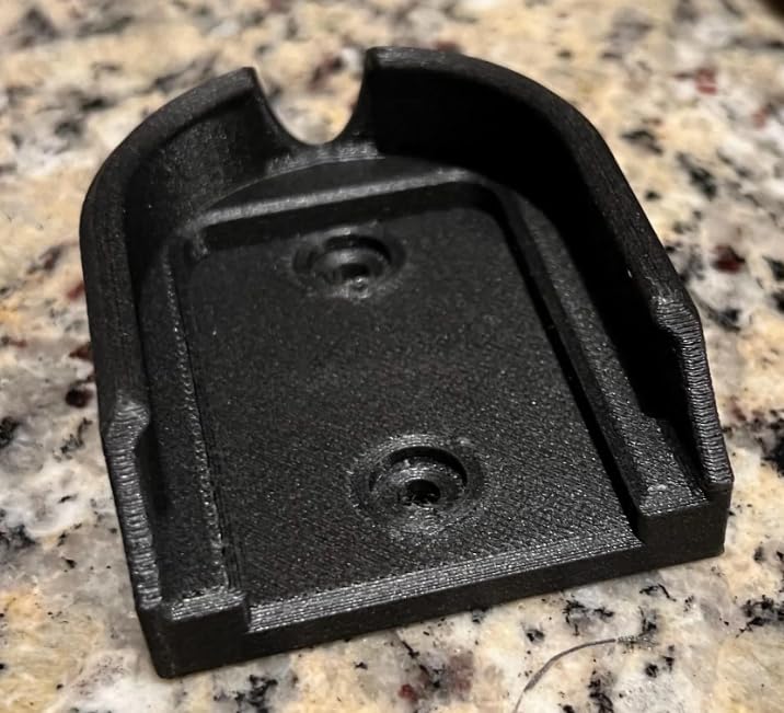 Holder showing mounting holes and marine-grade tape mount option