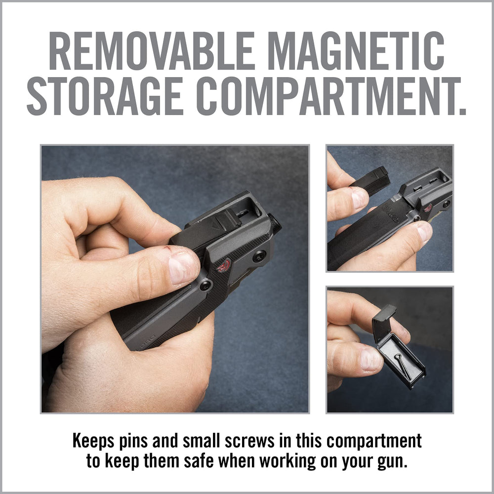 Removable magnetic storage compartment