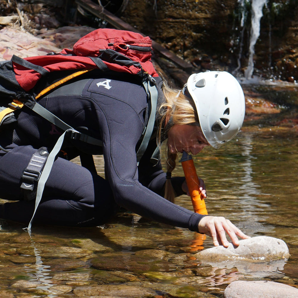 Renovo Water MUV Eclipse camping-setup shows easy, on-the-go purification in the field.