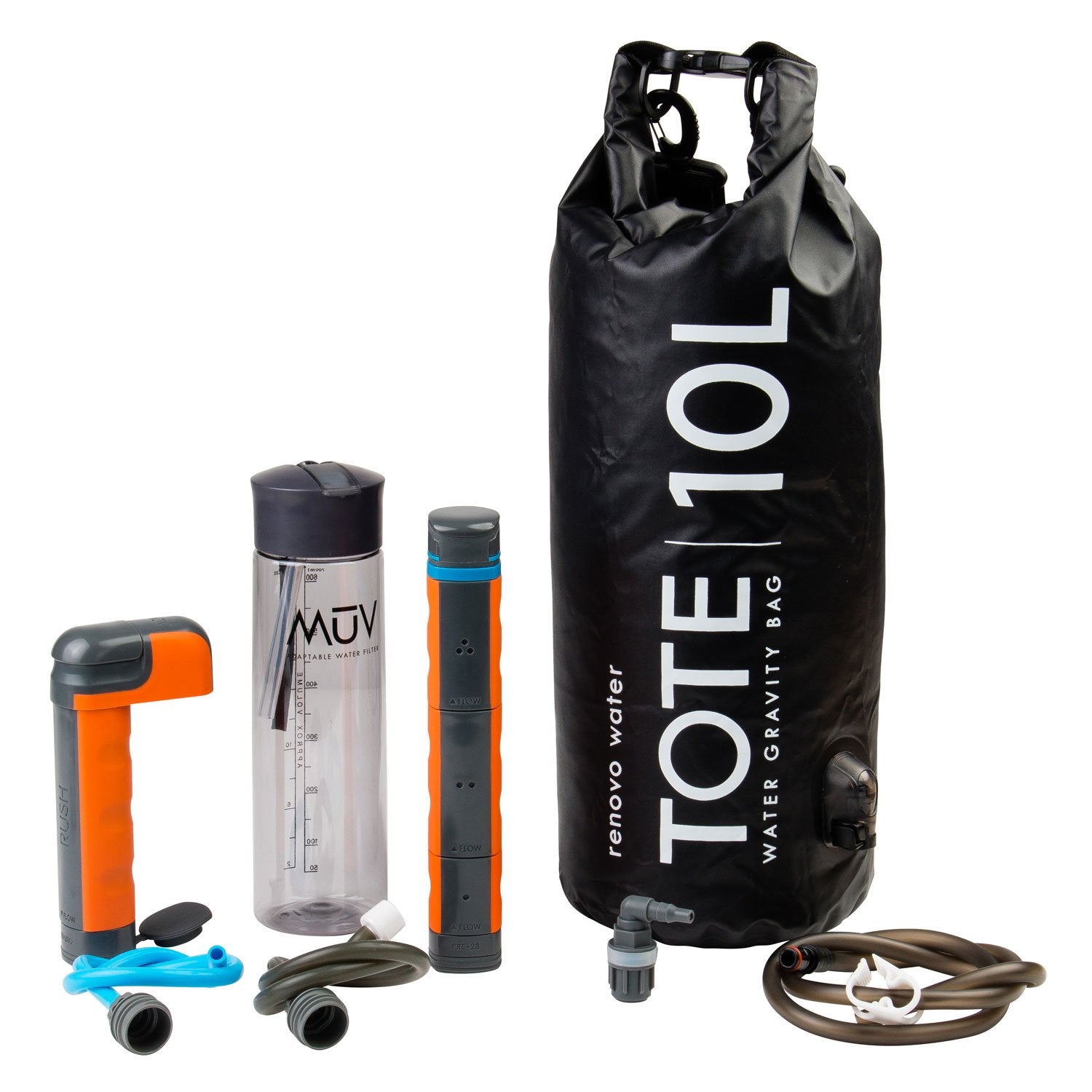 Renovo Water MUV Eclipse front view showcases compact outdoor-ready design for filtration.