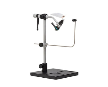 Renzetti Traveler 2200 cam vise hardened steel jaws securely grip a wide range of hooks.
