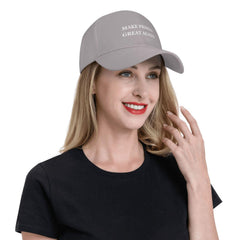 Renzund unisex baseball cap showing adjustable back for secure wear.