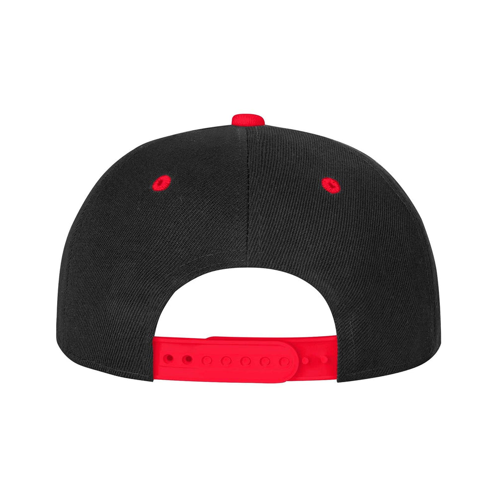 Renzund snapback visor closeup highlights 2.8 inch flat brim for sun protection.