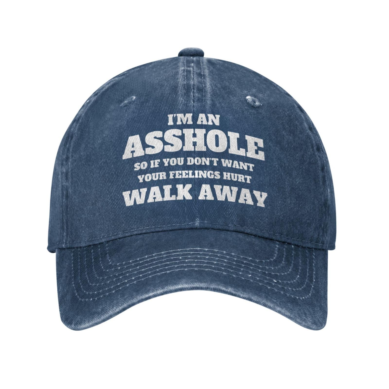 Renzund front-pattern cap, navy, eye-catching detail