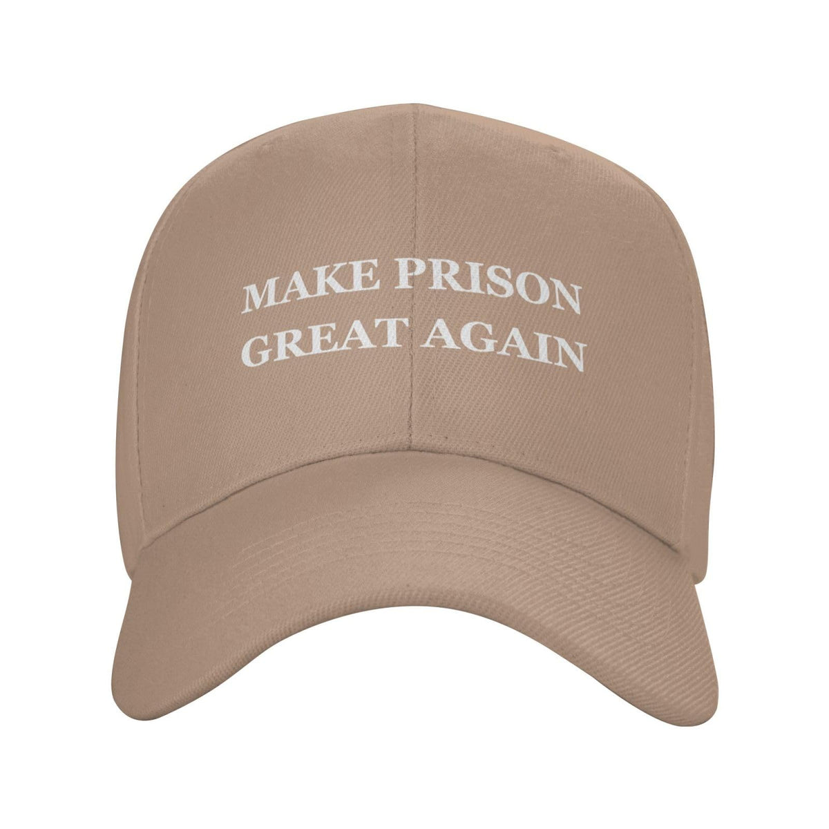 Renzund Make Prison Great Again hat front view with sun protection and casual style.