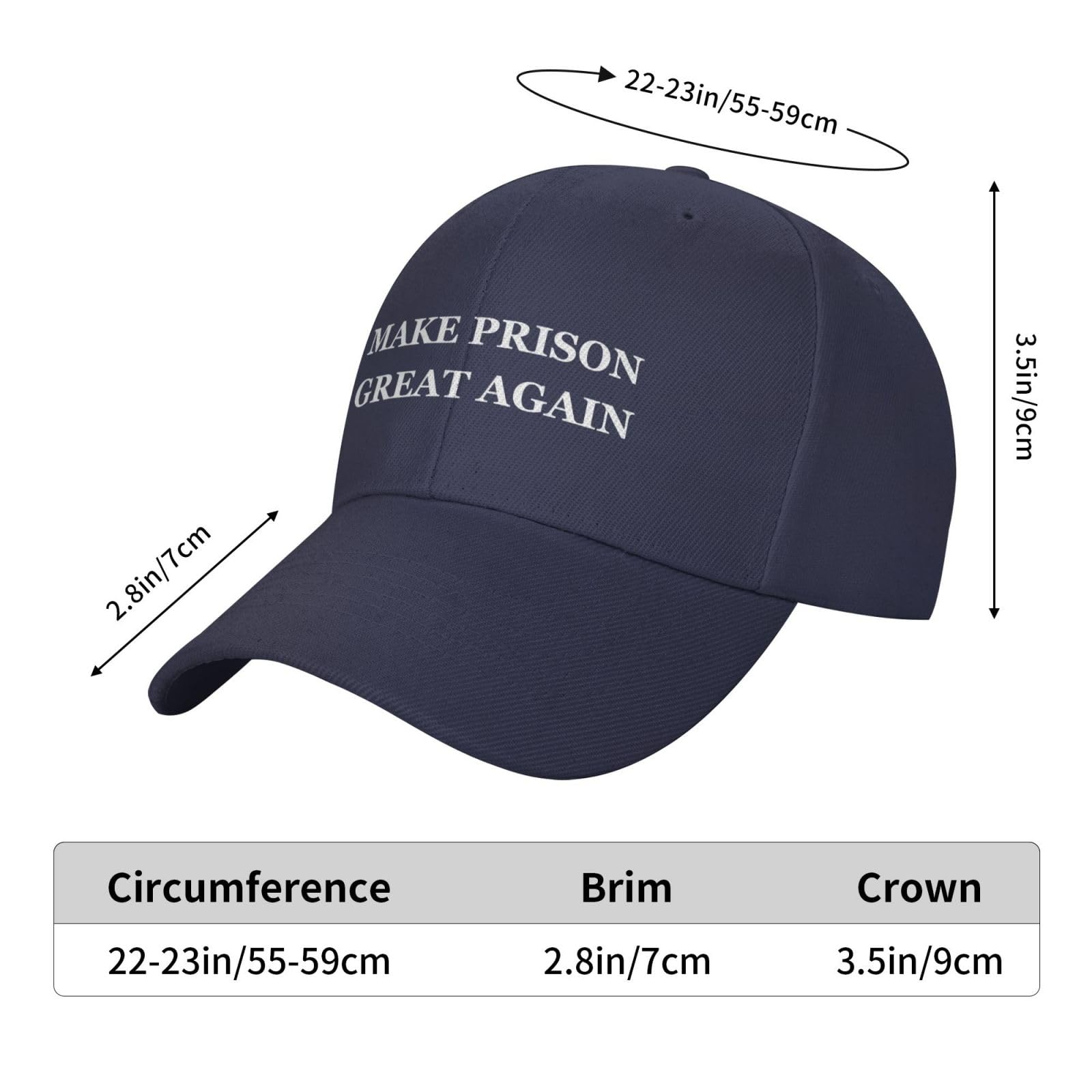 Renzund Make Prison Great Again hat wearer style for versatile casual looks
