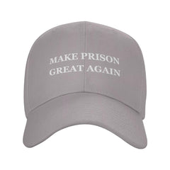 Renzund Make Prison Great Again hat with sandwich visor for sun protection during outdoor activities.