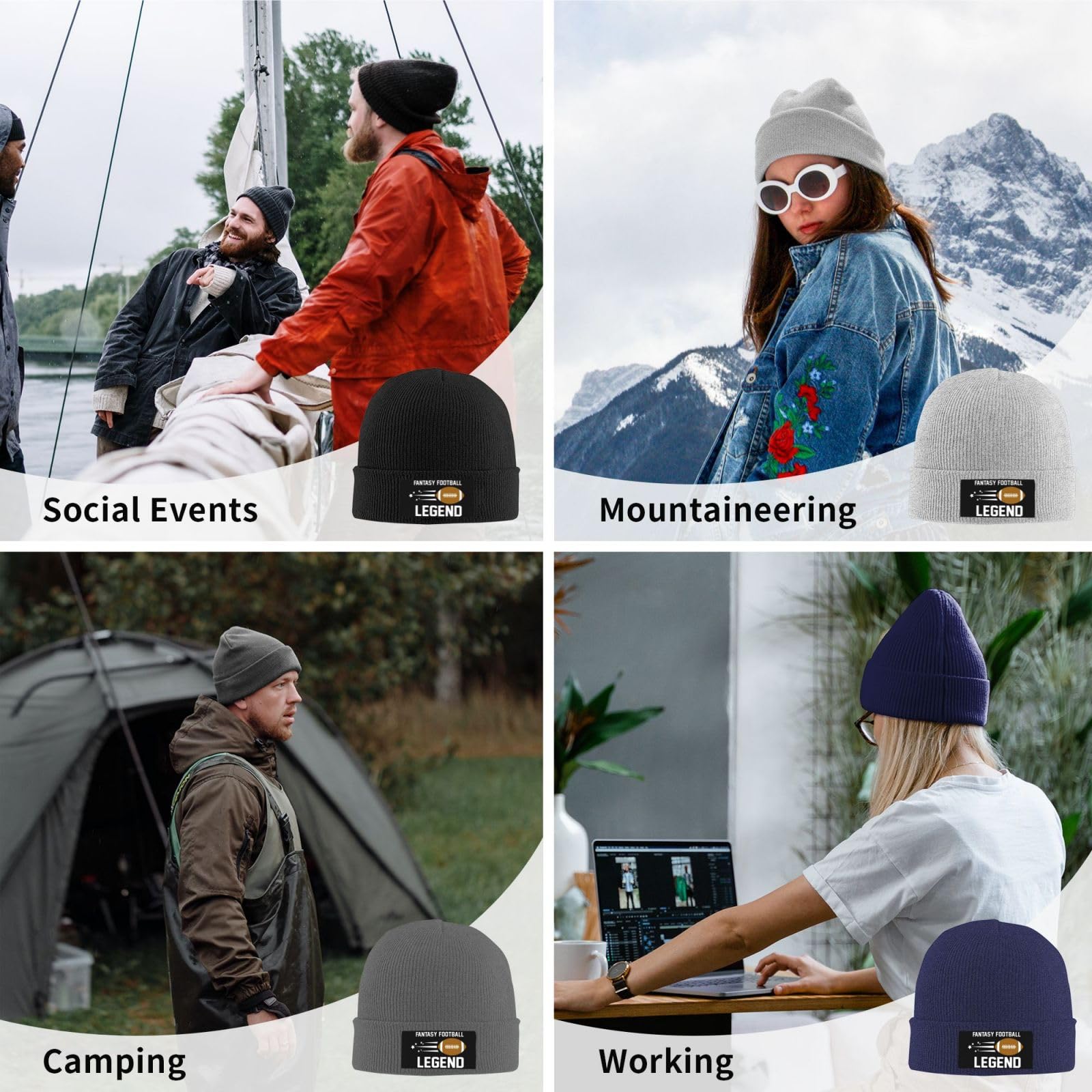 Renzund packaging and care beanie signals gift-ready presentation and durable fabric