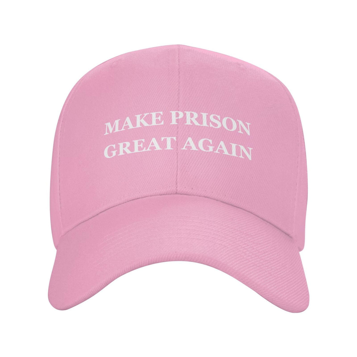 Renzund prison hat pink front view with casual style and sun protection