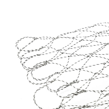 Close-up of polyethylene fiber mesh