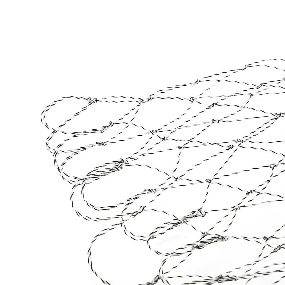 Close-up of polyethylene fiber mesh