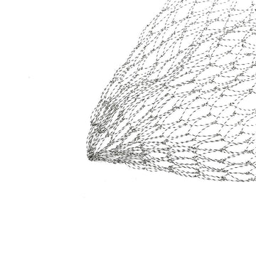 Net laid flat for storage