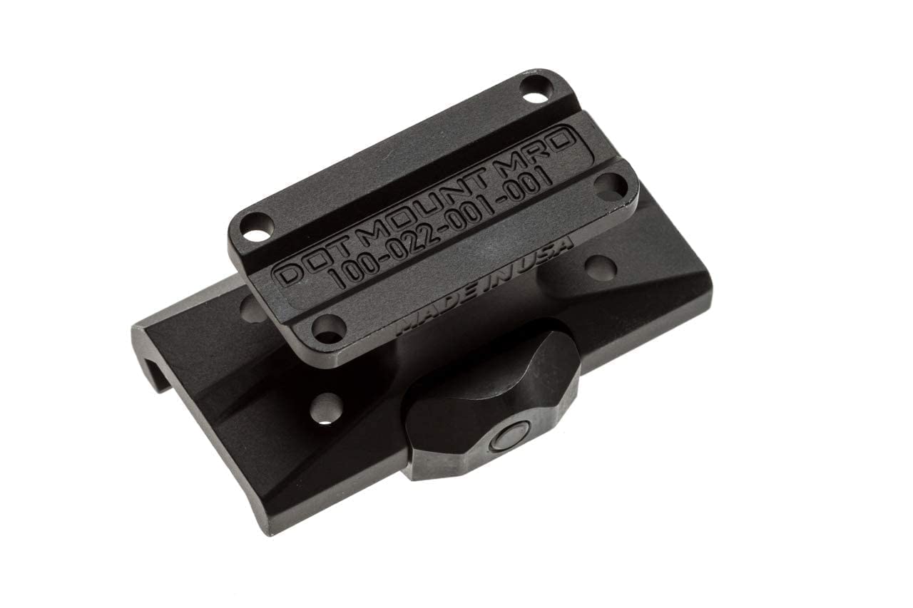 Reptilia DOT MNT 1/3 CO-WIT MRO BLK in-use demonstrates easy integration with gear