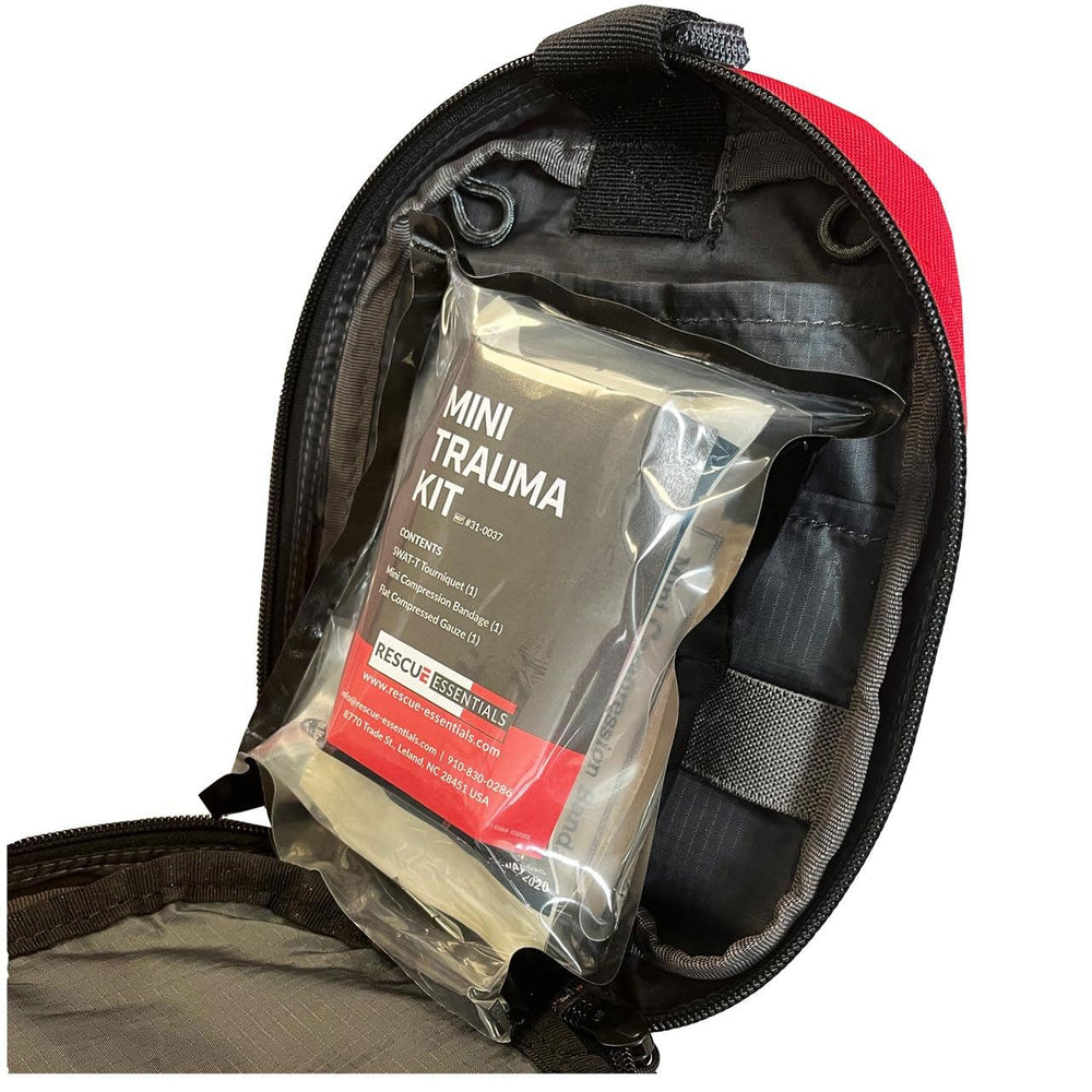 Rescue Essentials Mini TK compact case demonstrates portable trauma readiness