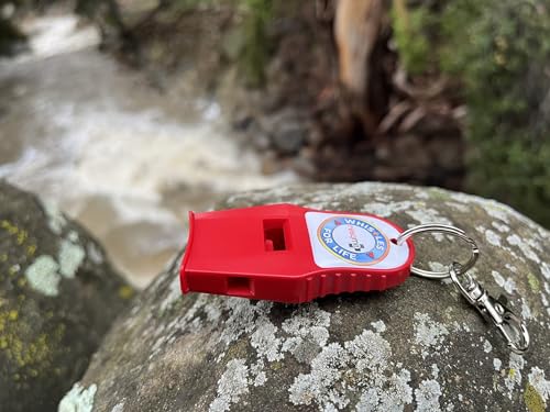 RESQME Whistles for Life in black, durable outdoor safety tool for demanding environments.