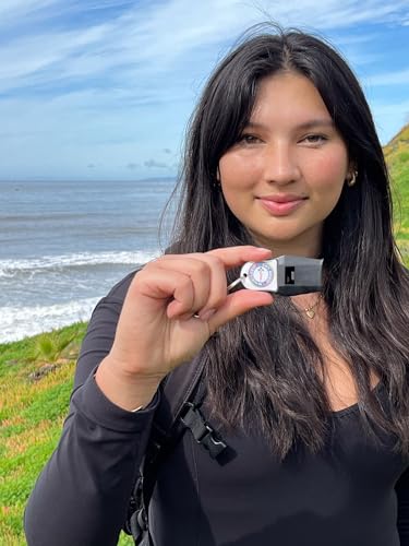 RESQME Whistles for Life with waterproof pea center for alerts in rain or surf.