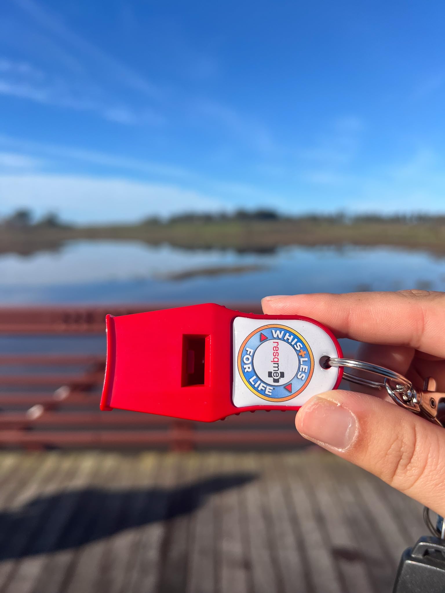  RESQME Whistles for Life ideal for camping, hiking, and running
