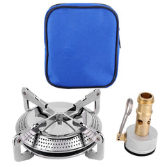 Restokki camping stove with durable stainless steel body for rugged outdoor use.