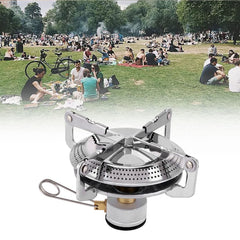 Restokki camping stove foldable design fits compact backpack setups.