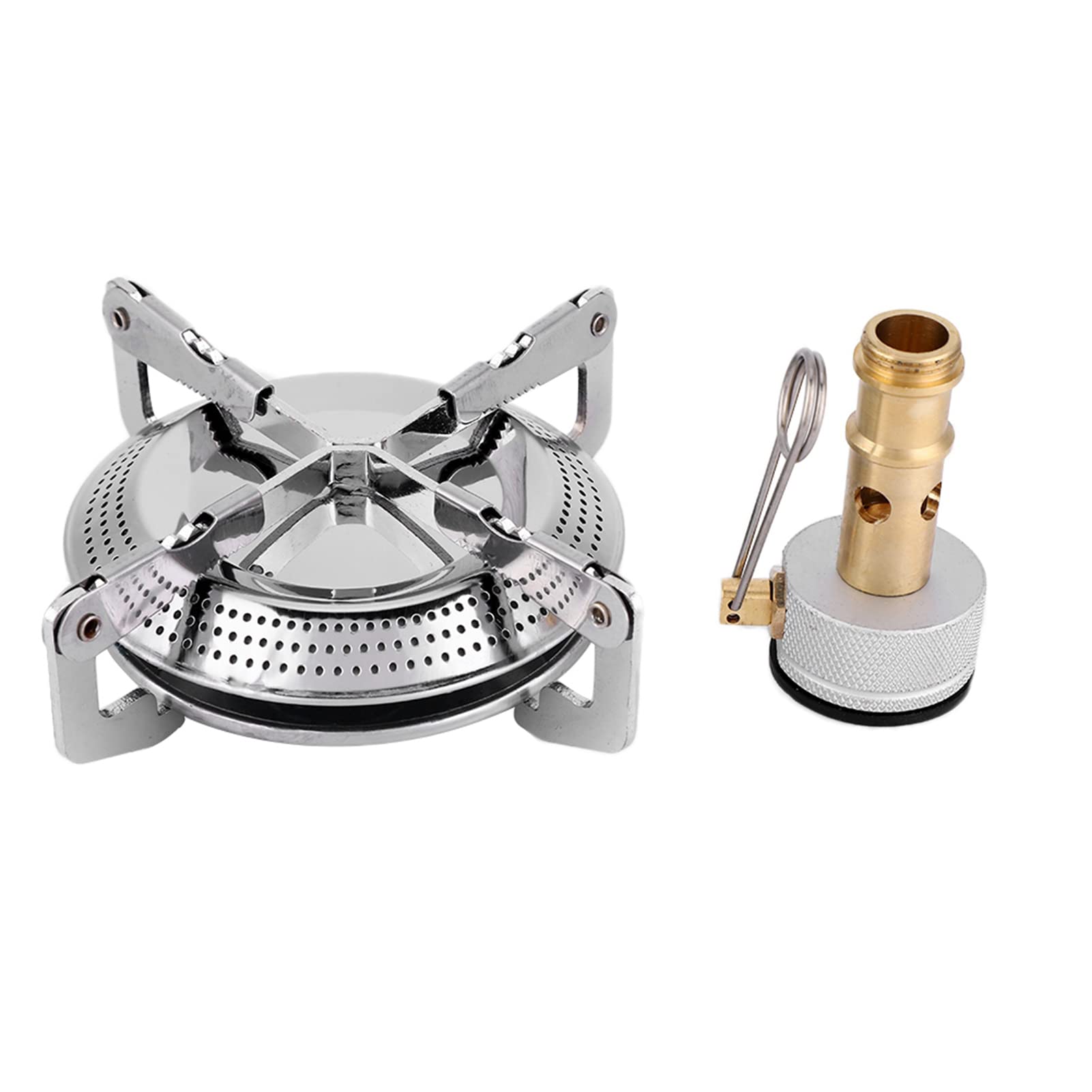 Restokki camping stove uses rust-resistant stainless steel for lasting use.