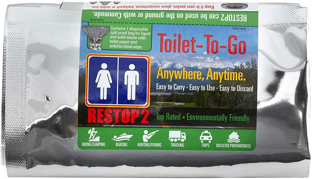 RESTOP 2 polymer-enzyme blend activates to break down waste and deodorize the bag.