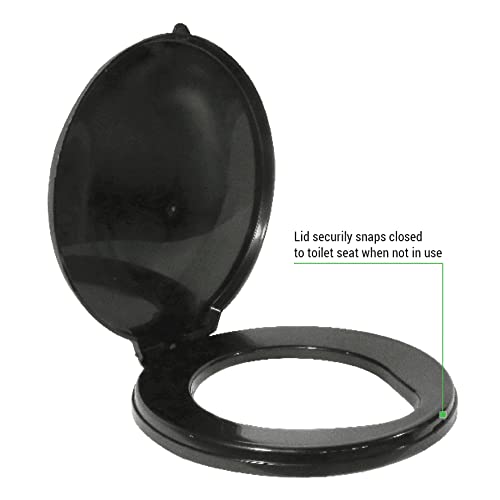 Secure snap ensures stable seating and lid closure when not in use.