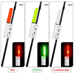 LED night light installed on fishing rod tip