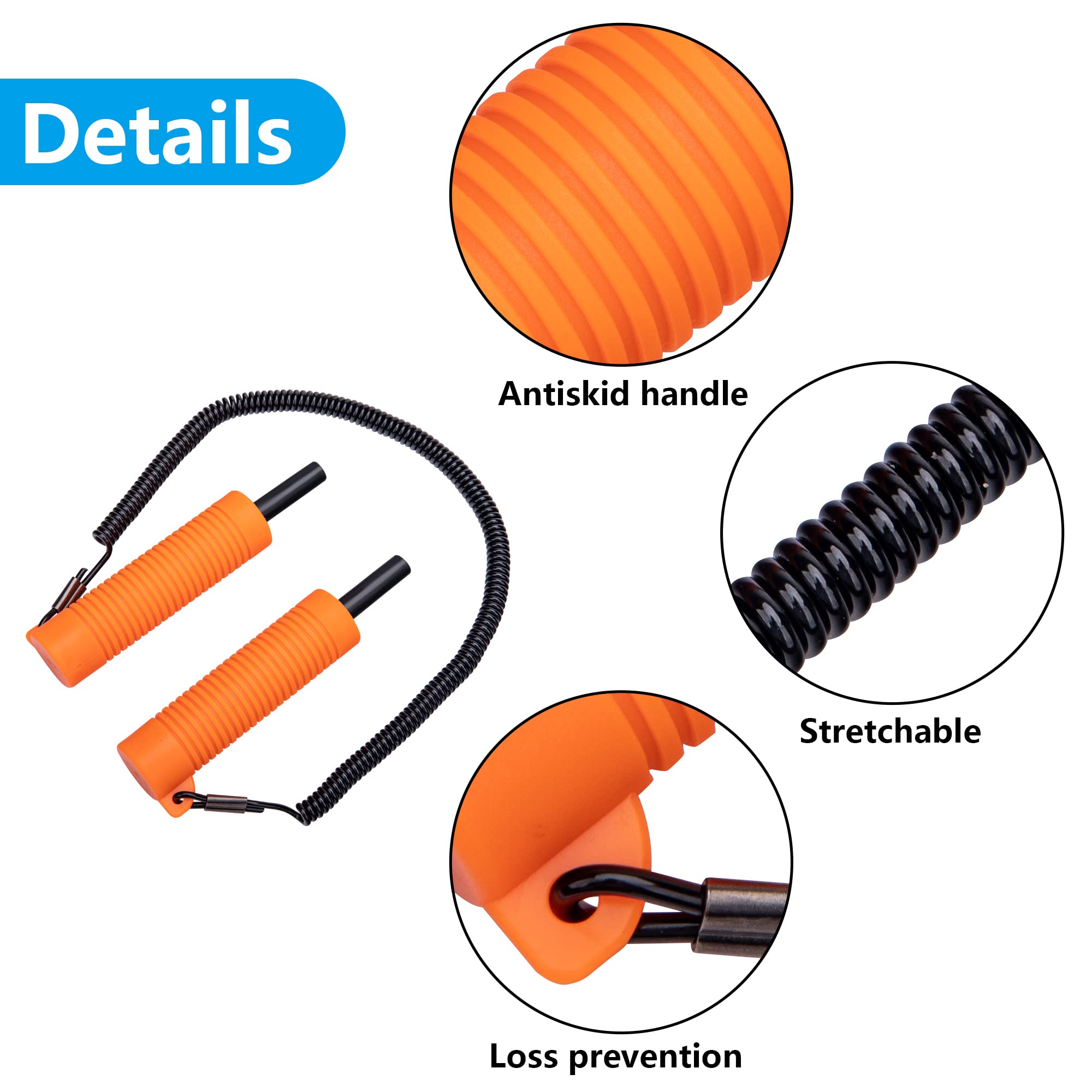 Lightweight portable design of the retractable ice awls