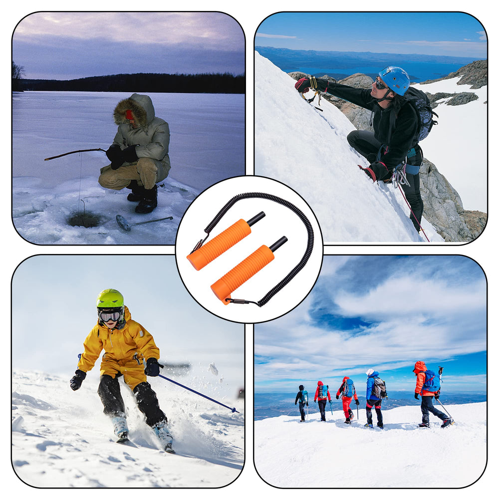 Gift-ready packaging for ice fishing safety kit