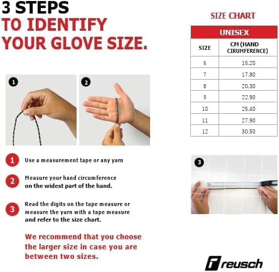 Reusch Venomous Gold X snakeskin embossing for improved punching control